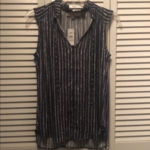 Loft blue sleeveless top